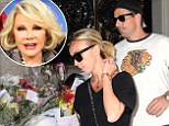 Paying their respects: Giuliana and Bill Rancic visit Joan Rivers' apartment... as Fashion Police future hangs in balance