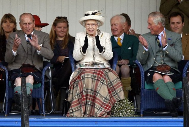 The Braemar Gathering is held each year just a short distance from Balmoral Castle in Aberdeenshire, where the royals spend their holidays.