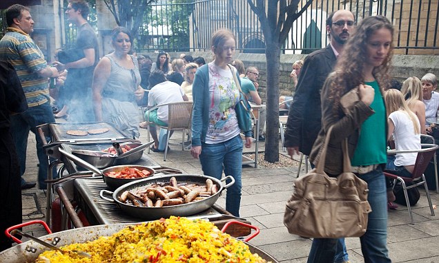 Big business: Street food has become popular as people look to tickle their tastebuds and try something new