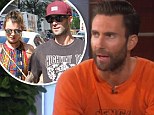 'She's in my phone as wife!' Adam Levine admits he 'adores' marriage to Behati Prinsloo as The Voice judges visit Ellen