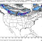 The latest data shows snow falling as much as a month early across at least eight northern U.S. states over the next week