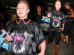 Ready to pop! Pregnant Hayden Panettiere is radiant in flowy blouse as she catches a flight out of town
