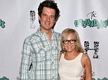 Engaged: Rachael Harris and Christian Harris are set to be married, pictured in West Hollywood in June