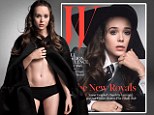 Superwoman! Ellen Page opens up a cape to reveal her rock hard abs and black underwear for W Magazine shoot