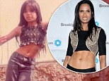 'Baring midriffs was in back then too': Padma Lakshmi shares a throwback photo of herself as a child wearing a crop top in India