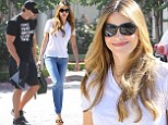 Opposites DO attract! Sofia Vergara is the height of glamour while Joe Manganiello keeps it casual for coffee date