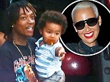 Please contact X17 before any use of these exclusive photos - x17@x17agency.com   Wiz Khalifa looks excited to be on daddy duty. After his split from wife Amber Rose (who recently stepped out with Nick Simmons, the son of Kiss frontman Gene Simmons) Wiz looks happy to be spending time with his son.  The couple who were married for only a year are in a bitter custody battle who will take their son  Sebastian Taylor Thomaz who is only 7 months old.   October 5, 2014  X17online.com EXCL