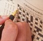 AY164E Hand Writing Solving Pen Hobbies Leisure Pursuits People entertainment Crossword Games Hobbies Sports Leisure