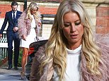 Picture Shows: Eddie Boxshall, Denise Van Outen  October 11, 2014\n \n Denise Van Outen is spotted on her way to the 'Strictly Come Dancing' live show at Elstree Studios in London with boyfriend Eddie Boxhall.\n \n Denise looked glamorous in her white mini dress which she paired with a feathered pink jacket and silver platforms while Eddie looked extremely dapper in a navy suit.\n \n Exclusive All Round\n WORLDWIDE RIGHTS\n Pictures by : FameFlynet UK    2014\n Tel : +44 (0)20 3551 5049\n Email : info@fameflynet.uk.com