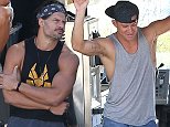 Picture Shows: Matt Bomer, Joe Manganiello, Channing Tatum, Kevin Nash, Adam Rodriguez  October 20, 2014
 
 Actor Channing Tatum is spotted filming a scene for 'Magic Mike XXL' with co-stars Joe Manganiello, Matt Bomer, Adam Rodriguez and Kevin Nash on the back of a truck in Tybee Island, Georgia. 
 
 The film has gotten its official release date - July 1, 2015 - two days earlier than originally planned. Tatum has high expectations for the film, stating on 'The Today Show', "this is the Super Bowl version of what the first one was. I'm dancing probably five times as much in this one". 
 
 Exclusive - All Round
 UK RIGHTS ONLY
 
 Pictures by : FameFlynet UK    2014
 Tel : +44 (0)20 3551 5049
 Email : info@fameflynet.uk.com