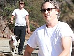 Picture Shows: Joaquin Phoenix  October 18, 2014
 
 'Her' actor Joaquin Phoenix out for a hike with his dog and a friend in Beverly Hills, California. Rumor has it that Joaquin is still up for the part of Sorcerer Supreme in 'Doctor Strange' and was in negotiations with Marvel over the summer.
 
 Non-Exclusive
 UK RIGHTS ONLY
 
 Pictures by : FameFlynet UK    2014
 Tel : +44 (0)20 3551 5049
 Email : info@fameflynet.uk.com