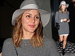Los Angeles, CA - Singer/actress, Katharine McPhee, appears to have forgotten to put pants on as she exits 'Craig's' restaurant.  She was seen wearing a grey micro sweater dress with a white shirt under that made it appear like it was a regular sweater rather than a dress.  She paired it with a grey panama hat, black patent leather booties, and a Chanel flap chained shoulder bag.
  
AKM-GSI       October 21, 2014
To License These Photos, Please Contact :
Steve Ginsburg
(310) 505-8447
(323) 423-9397
steve@akmgsi.com
sales@akmgsi.com
or
Maria Buda
(917) 242-1505
mbuda@akmgsi.com
ginsburgspalyinc@gmail.com