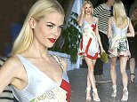 West Hollywood, CA - Jaime King shows off her long legs in an original patchwork dress for the CFDA/Vogue Fashion Fund event at the Chateau Marmont in West Hollywood.
AKM-GSI       October 21, 2014
To License These Photos, Please Contact :
Steve Ginsburg
(310) 505-8447
(323) 423-9397
steve@akmgsi.com
sales@akmgsi.com
or
Maria Buda
(917) 242-1505
mbuda@akmgsi.com
ginsburgspalyinc@gmail.com