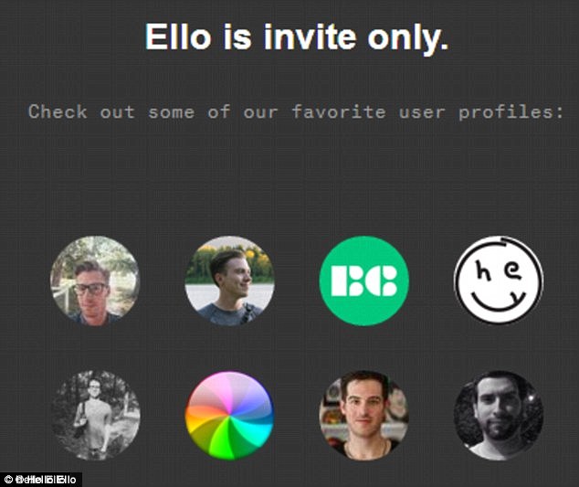 Ello says over 45,000 people an hour sign up at peak times