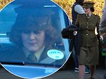 Sarah Lancashire and Toby Jones on set of the Dad's Army movie in Yorkshire
Featuring: Atmosphere
Where: Yorkshire, United Kingdom
When: 23 Oct 2014
Credit: WENN.com