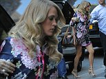 Carrie Underwood hides her baby bump behind a floral dress in NYC.

Pictured: Carrie Underwood
Ref: SPL876505  271014  
Picture by: Blayze / Splash News

Splash News and Pictures
Los Angeles: 310-821-2666
New York: 212-619-2666
London: 870-934-2666
photodesk@splashnews.com