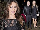 27.NOVEMBER.2014 - LONDON - UK
*** EXCLUSIVE ALL ROUND PICTURES ***
ENGLISH ACTRESS AND MODEL LIZ HURLEY SEEN LEAVING HOME IN A LITTLE BLACK LACE DRESS AND HEADING TO A CHARITY EVENT IN EAST LONDON WITH FRIEND DAVID FURNISH.
BYLINE MUST READ : XPOSUREPHOTOS.COM
***UK CLIENTS - PICTURES CONTAINING CHILDREN PLEASE PIXELATE FACE PRIOR TO PUBLICATION ***
*UK CLIENTS MUST CALL PRIOR TO TV OR ONLINE USAGE PLEASE TELEPHONE 0208 344 2007*