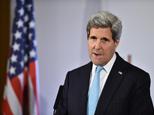 US Secretary of State John Kerry addresses a press conference during the London Conference on Afghanistan, in central London, on Decmeber 4, 2014