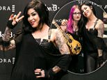 SYDNEY, AUSTRALIA - DECEMBER 06:  Kat Von D poses during an instore appearance at Sephora Pitt St Mall on December 6, 2014 in Sydney, Australia.  (Photo by Caroline McCredie/WireImage)