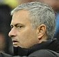 Jose Mourinho of Chelsea manager protests to the fourth official Robert Madley
