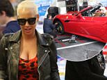130233, Amber Rose shops at Ralphs with her mom in Los Angeles. Los Angeles, California - Thursday December 11, 2014. Photograph:    Devone Byrd, PacificCoastNews. Los Angeles Office: +1 310.822.0419 sales@pacificcoastnews.com FEE MUST BE AGREED PRIOR TO USAGE