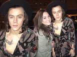 Harry Styles was spotted arriving to the 'Saturday Night Live' after party in NYC during the early hours of Sunday morning. He arrived at Buddakhan with Niall Horan and a few friends. He stopped for photos with fans who waited out in the cold, despite him wearing minimal clothes. In one photo he had a wardrobe malfunction and his nipple was clearly hanging out of his shirt, making for a funny photo. He wore a thin button down shirt and a black hat for the outing.\n\nPictured: Harry Styles\nRef: SPL916054  211214  \nPicture by: 247PapsTV / Splash News\n\nSplash News and Pictures\nLos Angeles: 310-821-2666\nNew York: 212-619-2666\nLondon: 870-934-2666\nphotodesk@splashnews.com\n