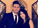Olivier Giroud pictured with wife Jennifer as the glamorous-looking duo pose before the party