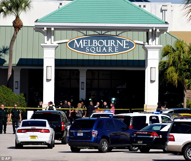 Shooting: Police responded to reports of gunfire at 9.30am Saturday morning at the mall in Melbourne, Florida