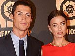 MADRID, SPAIN - OCTOBER 27:  Cristiano Ronaldo and Irina Shayk attend the LFP (Professional Football League) Awards Gala 2014 on October 27, 2014 in Madrid, Spain.  (Photo by Europa Press/Europa Press via Getty Images)