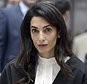Lawyer Amal Clooney waits on January 28, 2015 for the start of a hearing before the European Court of Human Rights in the eastern French city of the Strasbourg ©Frederick Florin (AFP/File)