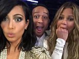 09.02.15
Kim Kardashian writes: "This is the Beck won that award face?!?!?! "
Pictured: Kim Kardashian, John Legend and Chrissy Teigen
PLANET PHOTOS
www.planetphotos.co.uk
info@planetphotos.co.uk
+44 (0)20 8883 1438