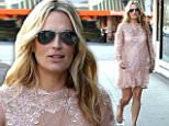 A Pregnant Molly Sims Was Spotted Out To Lunch In Beverly