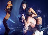 LONDON, UNITED KINGDOM - FEBRUARY 19: FKA Twigs performs on stage at The Roundhouse on February 19, 2015 in London, United Kingdom. (Photo by Neil Lupin/Redferns via Getty Images)