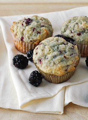 Vegan Blackberry Muffins