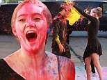 Willow Shields and Mark Ballas have a paint balloon fight for 'Dancing with the Stars', outside the 'DWTS' rehearsal space in Hollywood, CA on March 20, 2015.\n\nPictured: Willow Shields\nRef: SPL980641  200315  \nPicture by: Splash News\n\nSplash News and Pictures\nLos Angeles: 310-821-2666\nNew York: 212-619-2666\nLondon: 870-934-2666\nphotodesk@splashnews.com\n