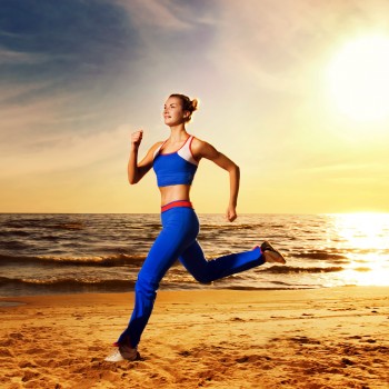 running-woman-beach