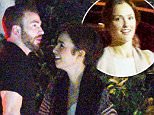 21 MARCH 2015 - LOS ANGELES - USA\n*** EXCLUSIVE ALL ROUND PICTURES ***\n*** STRICLY NOT AVAILABLE FOR USA ***\nCHRIS EVANS MAKES A DEBUT APPEARANCE WITH HIS NEW GIRLFRIEND LILY COLLINS AS THE COUPLE ENJOY A ROMANTIC DINNER TOGETHER AT PACE IN LOS ANGELES. THE PERFECT NIGHT WAS ALMOST SPOILED AS CHRIS LAST GIRLFRIEND MINKA KELLY ARRIVES WITH A FRIEND TO THE SAME RESTUARANT AND SPOTTING HIS CAR IN THE PARKING LOT! CHRIS AND LILY WERE LATER SEEN HEADING BACK TO HER HOLLYWOOD CONDO.\nBYLINE MUST READ : XPOSUREPHOTOS.COM\n***UK CLIENTS - PICTURES CONTAINING CHILDREN PLEASE PIXELATE FACE PRIOR TO PUBLICATION ***\n**UK CLIENTS MUST CALL PRIOR TO TV OR ONLINE USAGE PLEASE TELEPHONE  44 208 344 2007**
