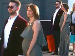 Exclusive... 51702103 Celebrities spotted at Robert Downey Jr.'s 50th birthday bash at Barker Hangar in Santa Monica, California on April 4, 2015. Robert was seen carrying a lunch box, which all of the guests got a lunch box filled with gifts.. Jennifer Aniston channeled her inner Janis Joplin and Orlando Bloom planted a huge kiss on Justin Theroux's cheek. Gwyneth Paltrow arrived with her rumored new man, 'Glee' producer Brad Falchuk. Brad made sure to put his arm around Gwyneth as they walked into the party. Celebrities spotted at Robert Downey Jr.'s 50th birthday bash at Barker Hangar in Santa Monica, California on April 4, 2015. Robert was seen carrying a lunch box, which all of the guests got a lunch box filled with gifts.. Jennifer Aniston channeled her inner Janis Joplin and Orlando Bloom planted a huge kiss on Justin Theroux's cheek. Gwyneth Paltrow arrived with her rumored new man, 'Glee' producer Brad Falchuk. Brad made sure to put his arm around Gwyneth as they walked into