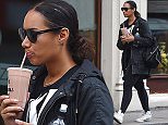Picture Shows: Leona Lewis  April 13, 2015
 
 Leona Lewis seen leaving a gym in London. Leona had her hands full with an iced coffee, water bottle and cellphone as she made her way into the gym. The singer covered up with a black parka coat and sunglasses.
 
 
 Exclusive All Rounder
 Worldwide Rights
 Pictures by : FameFlynet UK © 2015
 Tel : +44 (0)20 3551 5049
 Email : info@fameflynet.uk.com
