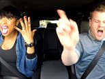 James and Jennifer Hudson make the most of their drive to work singing a few classic tunes, stopping at her Hollywood Walk of Fame star and ordering from a drive-thru.