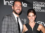 TORONTO, ON - SEPTEMBER 06:  Actor Zachary Levi (L) and Missy Peregrym attend the HFPA & InStyle's 2014 TIFF celebration at the 2014 Toronto International Film Festival at Windsor Arms Hotel on September 6, 2014 in Toronto, Canada.  (Photo by Tommaso Boddi/WireImage)