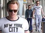 Picture Shows: Jennifer Connelly, Paul Bettany  April 15, 2015
 
 Couple Jennifer Connelly and Paul Bettany seen walking hand in hand in New York City, New York. The couple were returning from a gym after their work out. 
 
 Non-Exclusive
 UK RIGHTS ONLY
 
 Pictures by : FameFlynet UK © 2015
 Tel : +44 (0)20 3551 5049
 Email : info@fameflynet.uk.com