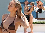 EXCLUSIVE: Celebrity Big Brother star Calum Best lapped up the sunshine on holiday with girlfriend Ianthe Rose Cochrane-Stack