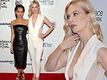 NEW YORK, NY - APRIL 19:  Actresses Zoe Kravitz (L) and January Jones attend the premiere of "Good Kill" during the 2015 Tribeca Film Festival at BMCC Tribeca PAC on April 19, 2015 in New York City.  (Photo by Jemal Countess/Getty Images for the 2015 Tribeca Film Festival)