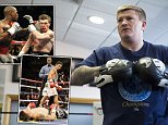 Ricky Hatton speaks to Jeff Powell of the daily Mail.\n27th March 2015.\nPicture By Mark Robinson\n