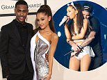 Mandatory Credit: Photo by Jim Smeal/BEI/REX Shutterstock (4419635hd).. Big Sean and Ariana Grande.. 57th Annual Grammy Awards, Arrivals, Los Angeles, America - 08 Feb 2015.. ..