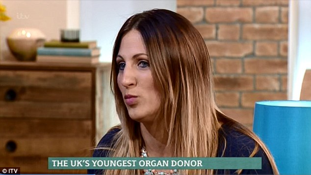 Speaking on This Morning, Ms Griffiths said there had not been an organ donation globally from someone with Teddy's condition for more than ten years