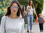 Alessandra Ambrosio goes to lunch in Brentwood with her son skipping alongside
Featuring: Alessandra Ambrosio
Where: Los Angeles, California, United States
When: 23 Apr 2015
Credit: WENN.com
