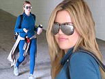 Picture Shows: Khloe Kardashian  April 23, 2015\n \n Reality star Khloe Kardashian goes to the gym for a morning workout in Beverly Hills, California. Khloe looked stylis hand sporty in blue Nike leggings and a matching sweater.\n \n Non Exclusive\n UK RIGHTS ONLY\n \n Pictures by : FameFlynet UK © 2015\n Tel : +44 (0)20 3551 5049\n Email : info@fameflynet.uk.com