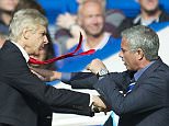 Jose Mourinho and Arsene Wenger clash and push each other on the touchline
Premier League, Stamford Bridge, London.
Chelsea v Arsenal (2-0)